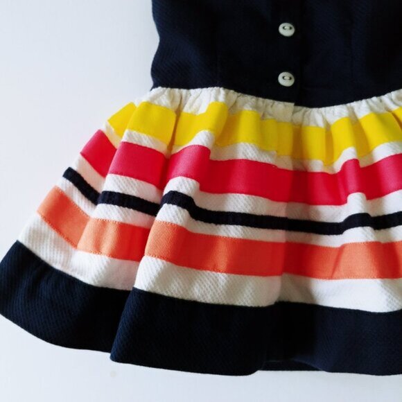 Tommy Hilfiger Textured Sleeveless Multi-Colour Dress size 3-6 Months - Picture 2 of 6